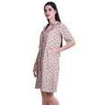 thumbnail image 3 of Moomaya Maternity Summer Clothe Printed Womens Nightgowns Cotton Sleepwear-S-XXL, 3 of 6
