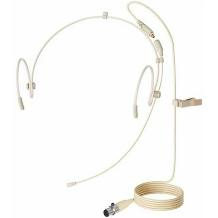 Pro Earhook Headset Headworn Microphone MIC-J 071S Compatible with Shure Wireless System - Mini XLR TA4F Detachable Cable$$
