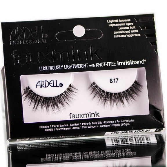 817 , Ardell Professional Faux Mink Designer Lash Collection , Hair Scalp Skin Body - Pack of 1 w/ SLEEK Teasing Comb