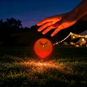Austok Glow in The Dark Ball Glowing Stick Ball Lighted Bouncy Long Lasting Bright Night Party Supply for Holiday Carnival Goodie Bag Filler