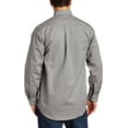 thumbnail image 2 of Carhartt Men's Fr Solid Long Sleeve Button-Down Work Shirt Grey Medium, 2 of 4