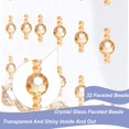 thumbnail image 4 of 10 Color Beaded Curtain, Crystal Decorative Beaded Curtains for Bedroom Or Balcony, Living Room, Handmade Door Curtains for Doorways Multi-Scenario Application(Clear,5.2-5.9ft), 4 of 7