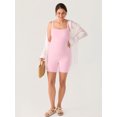 thumbnail image 4 of Maternity Bodysuit Shorts Pregnancy Jumpsuit Sleeveless Tank Top Romper Shapewear Padded, 4 of 4