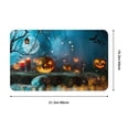 thumbnail image 2 of Bathroom Rugs Non Slip Washable - Spooky Halloween Kitchen Mats for Floor, Area Rugs for Entryway Rugs Indoor, Laundry Bathroom Room Door Rug with Rubber Backing 20x31.5in, 2 of 8