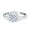 Silver, variant on Simulated Cubic Zirconia Size-5 Halo Art Deco Oval Engagement Ring 925 Sterling Silver