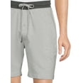 thumbnail image 6 of Hanes Men's Soft French Terry Pajama Shorts, 2-Pack, Sizes S-5XL, 6 of 6