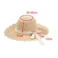 thumbnail image 7 of SPRING PARK Womens Floppy Summer Sun Beach Straw Hat UPF50 Foldable Wide Brim Sun Hat, 7 of 7