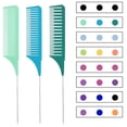 thumbnail image 4 of 3pcs Hair Comb Pointed Tail Comb Hairdressing Comb Hair Styling Tool Professional for Salon Barber Shop Home Use, 4 of 5