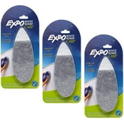 EXPO Precision Point Whiteboard Eraser, Refill - 3 Pack