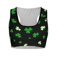 thumbnail image 6 of Honeeladyy Sales St. Patrick's Day Tank Tops for Women Shamrock Print Sleeveless Vest Short Top Basic Athletic Tanks Yoga Undershirt, 6 of 7