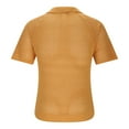 thumbnail image 2 of JXMVOJ Men's Polo Shirt Collar Short Sleeved Shirt Summer Casual Tops Solid Color Knitted Poloshirt with Button Fashion Leisure Tees Beach Sport Gym Blouses, 2 of 5