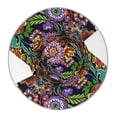 thumbnail image 4 of Gaeub Vintage Floral Printed Double Sided Reflective Bucket Hat Foldable Sun Hat for Camping Hiking Fishing, 4 of 9
