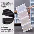 thumbnail image 4 of Zapatera Cajas Transparentes Plástico Organizador De Zapatos negro, 4 of 8