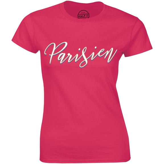 Parisien - Script Word Only On Women's Gift T-Shirt