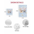 thumbnail image 7 of Easter Gnomes Kitchen Dish Towels for Drying Dishes Set of 2, Watercolor Eggs Basket Daisy Spring Blue Plaid Waffle Weave Microfiber Hand Tea Bathroom Towels Quick Dry & Absorbent Towel 12x12, 7 of 7