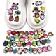 thumbnail image 2 of RV 50 Piezas Accesorios para Zapatos, Hebillas de Goma para Zapatos, Flores de Zapatos Impresas en PVC, Accesorios de Bricolaje para Zapatos de Playa, Zapatillas (19), 2 of 5