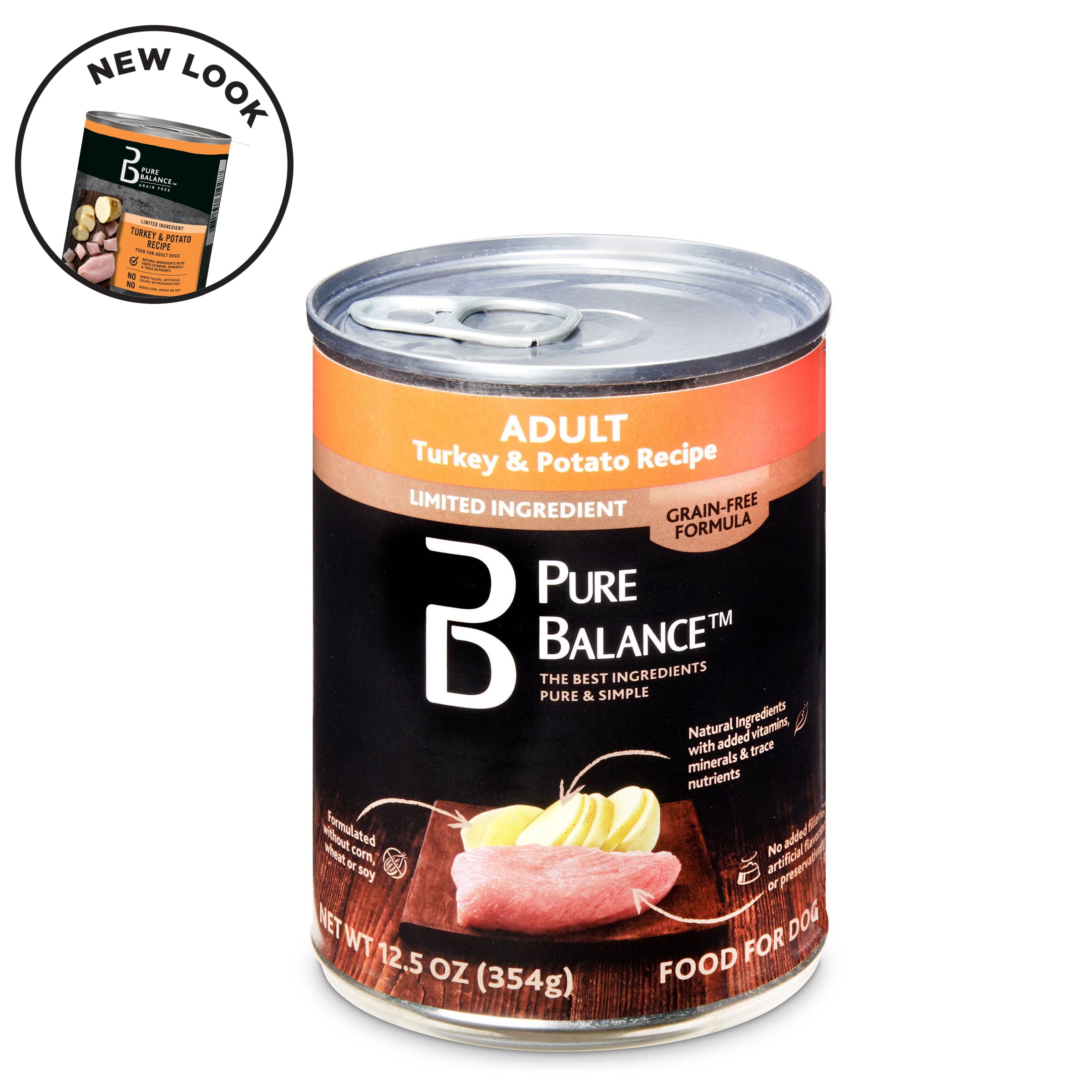 Pure Balance Adult Limited Ingredient Wet Food Recipe, Turkey and