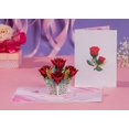 thumbnail image 2 of Paper Love Tarjeta Emergente Con Rosas Encantadoras En 3D, Regalo Para Cumpleaños, Aniversario De Boda, Gracias, Te Mejores En Todas Las Ocasiones O Simplemente Porque Sí, Cubierta De 5 X 7 Pulgadas,, 2 of 6