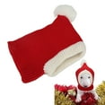 thumbnail image 4 of Gorro de Navidad para Cachorros, Gorro de Invierno para Perros, Gorro de Punto Rojo para Mascotas, NaviDad, Invierno, Cálido, Para Perros Pequeños y Medianos, Cachorros, Gatos,, 4 of 7