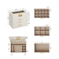 thumbnail image 2 of Joyero SONGMICS organizador de 4 capas con tapa de cristal y 3 cajones, 2 of 3