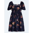 thumbnail image 5 of Free Assembly Women's and Women's Plus Puff Sleeve Peasant Mini Dress, Sizes XS to 4X, 5 of 5