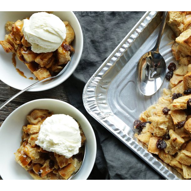 Hefty EZ Foil Blue Square Disposable Baking Pans with Lids, 8x8 Inch, 3