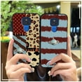 thumbnail image 6 of LYM-Phone Case For MOTO G Play 2021, Cartoon Soft case Back Cover Full wrap Fashion Design Graffiti oil painting Anti-dust Protective Anti-knock Durable Dirt-resistant Waterproof TPU, 6 of 9
