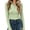 Light Green -AT20, variant on Womens Quarter Zip Mock Neck Rib Fitted Sweaters,Long Sleeve Pullover,Soft Litghtweight for Daily Wear,Outdoor Activities Black L
