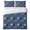 Blue, variant on Denim Squares King Duvet Cover Set, Rustic Blue Jeans Fabric Patchwork Textile Texture Decorative 3 Piece Bedding Set with Zipper Closure Soft Breathable Microfiber Comforter Cover & 2 Pillowcases