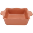 thumbnail image 4 of Just Feed Me by Jessie James Decker Ceramic Square Bakeware Dish, Terracotta Rose, 4 of 7