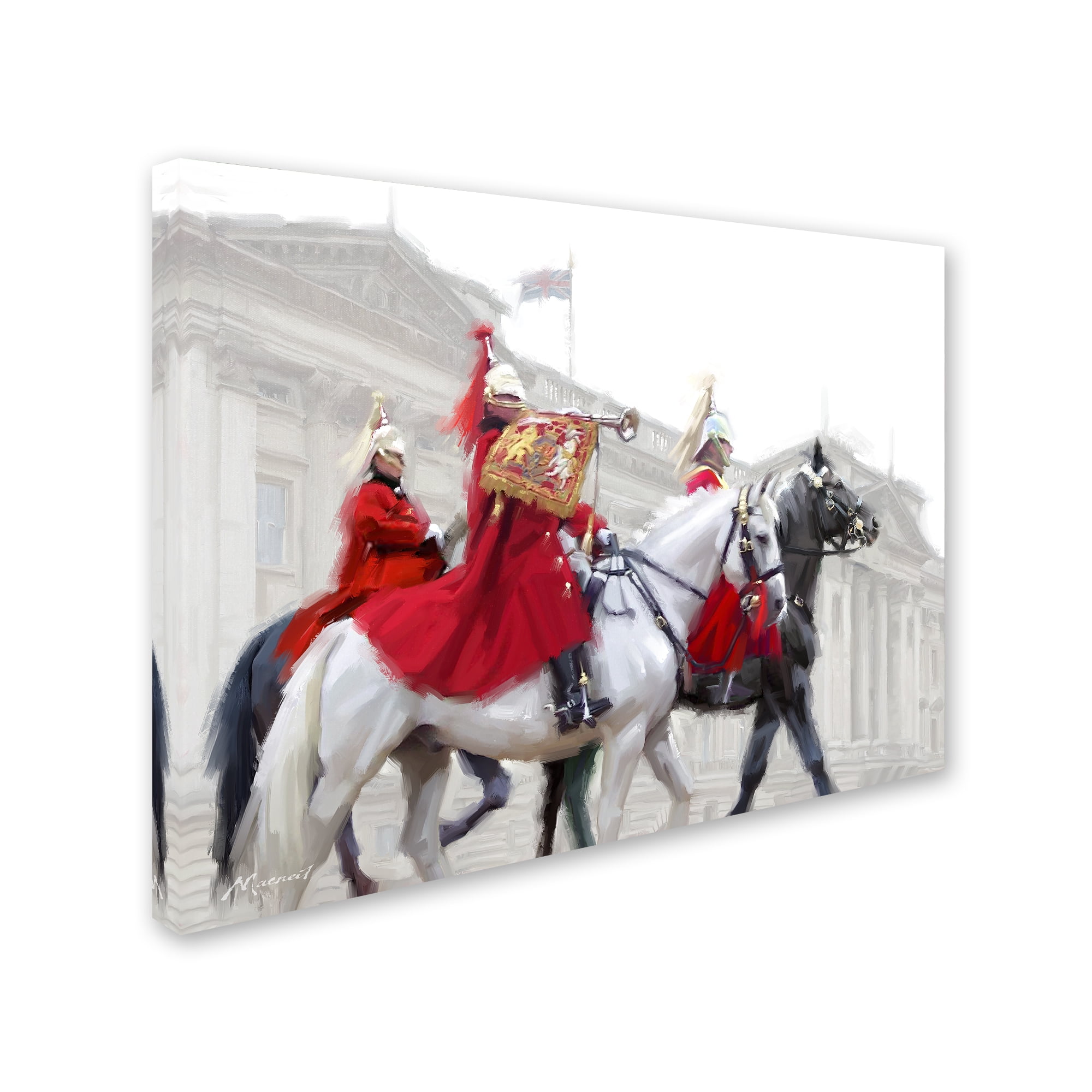 Trademark Fine Art 'London Horse Guard' Canvas Art by The Macneil Studio