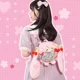 thumbnail image 3 of Mochila de felpa de flores de Sakura, paquete de pan auténtico Ata Ku Initiate, mantequilla rellena suave, Itabag, accesorio de Cosplay de Lolita, 3 of 5