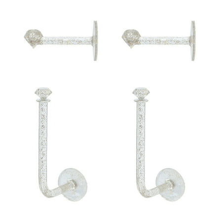 

4pcs Household Wall-mounted Sundries Organizer Hooks Bathroom Wall Storage Hooks