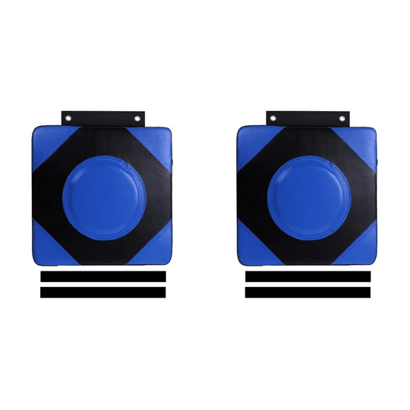 Peggybuy Boxing Mats PU Leather Square Wall Target for Martial Arts Karate (Blue)