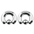 thumbnail image 2 of Pair of Captive Ring Made of Surgical Steel Multiple Gauges ans Sizes Available, 2 of 12