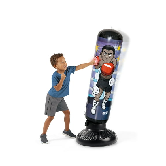 NSG Junior Electronic Weighted Kickboxing Punch Bag with LED Lights and Sounds