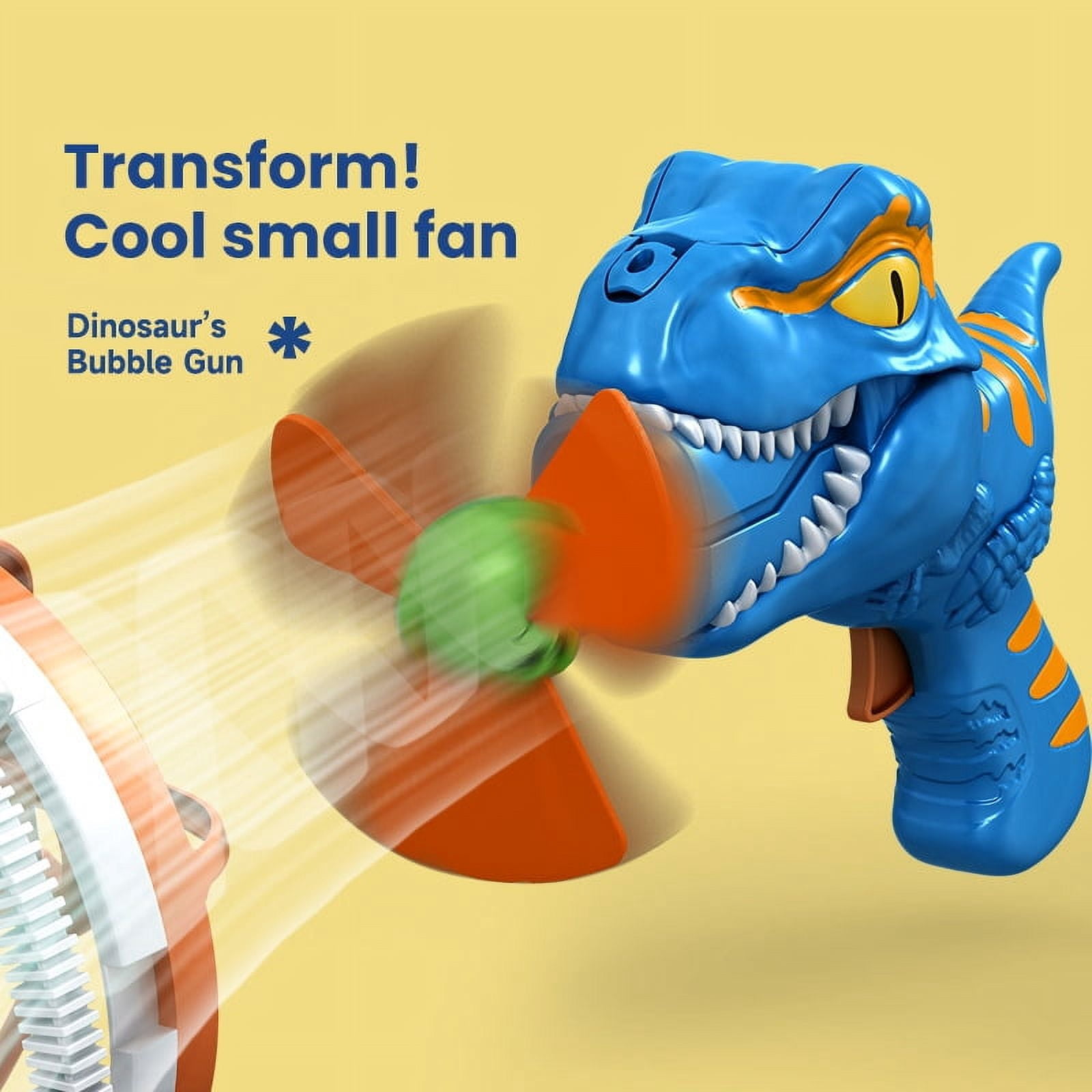 Bubble Machine Dinosaur Bubble Blower Toy for Kids and Toddlers Party Favors Birthday for 3+Years Old Boys and Girls