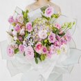 thumbnail image 5 of 20 Sheets Flower Wrapping Paper with 10pcs Greeting Cards, Blue, 5 of 5