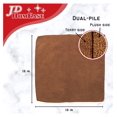 thumbnail image 2 of Microfiber Cleaning Cloths,12 Pack, 16"x16", All-Purpose, Softer, Highly Absorbent, Lint-Free, Reusable, Washable Pro Towels, Brown, for House, Kitchen, Bathroom, Car, Office, 2 of 6