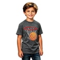 thumbnail image 3 of Shinyii Boys Basketball Graphic Tee Short Sleeve Crew Neck T-Shirt Summer Top, Sizes 2-13, 3 of 3