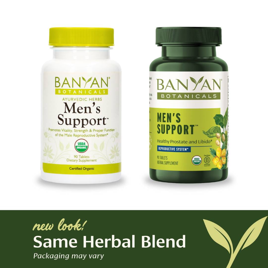 Banyan Botanicals Men’s Support Tablets – With Organic Gokshura (Tribulus Terrestris), Mucuna & Ashwagandha Root to Support Reproductive Health*  – 90 Tablets – Non GMO Sustainably Sourced Vegan