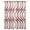 Red, variant on Red Grey Geometric Kitchen Curtains Abstract Modern Twisted Lines Art Cafe Short Curtains for Bathroom Blackout Window Curtain Small Window Treatment Drapes for Bedroom Living Room 27.5"x39"x2