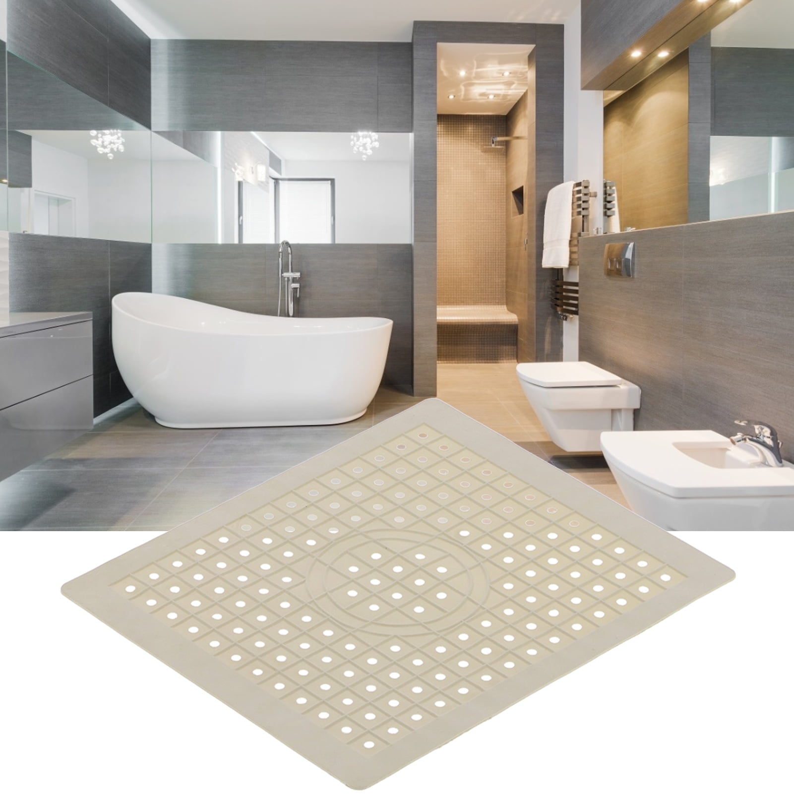 Spptty Rubber Sink Mat,Kitchen Sink Mat 2PCS Food Grade Rubber Material