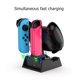 thumbnail image 1 of Muelle Del Cargador Base de carga para Nintendo Switch NS/Switch OLED/Joy-Con Controller (Negro), 1 of 7