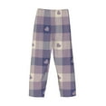 thumbnail image 5 of Balery Men'S Heart Check Plaid Pants,Sleepwear Pants,Pajama Pants,Pj Bottoms Drawstring And Pockets-Small, 5 of 9