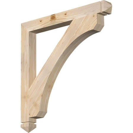 

Ekena Millwork 3 1/2 W x 36 D x 36 H Legacy Arts & Crafts Smooth Bracket Douglas Fir