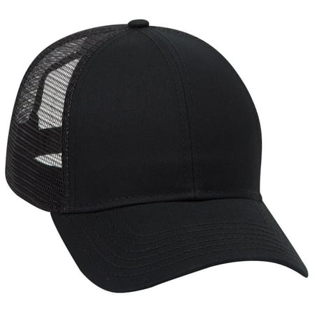 mesh trucker hat low profile otto twill panel cotton cap pro goimprints