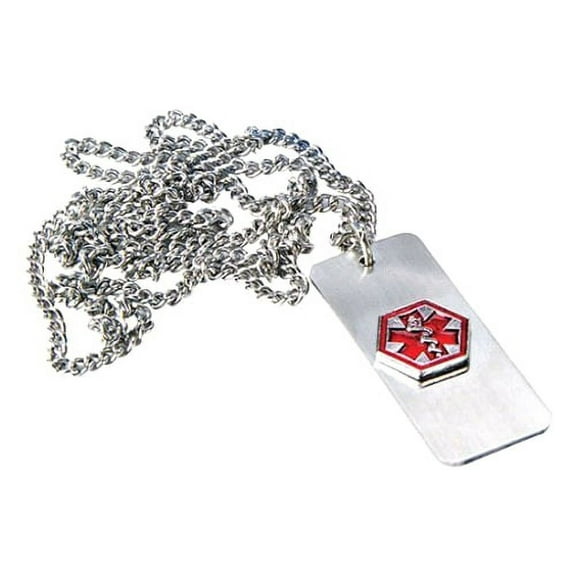 Apex Medical Emergency Necklace Blank 1 Ea