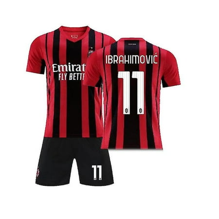 2021 2022 Ac Milan Jersey 11 Ibrahimovic Football Jerseys Walmart