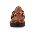 thumbnail image 6 of Journee Womens Jessamey Treaded Outsole Loafer, Widths Available, 6 of 10